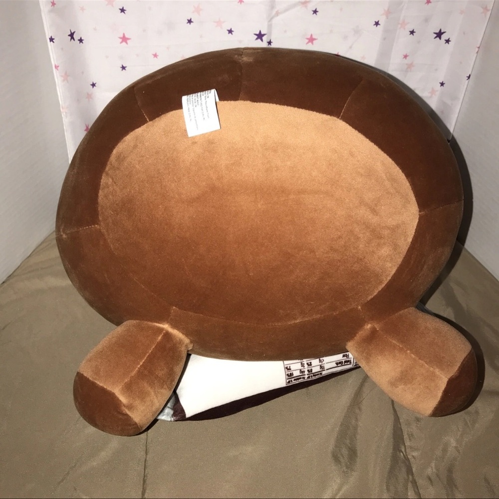 Cute Brown Bear Plush with Chocolate Design - Picture 4 of 11